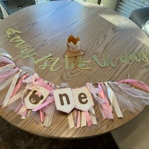 Beary 1st Birthday Decoration